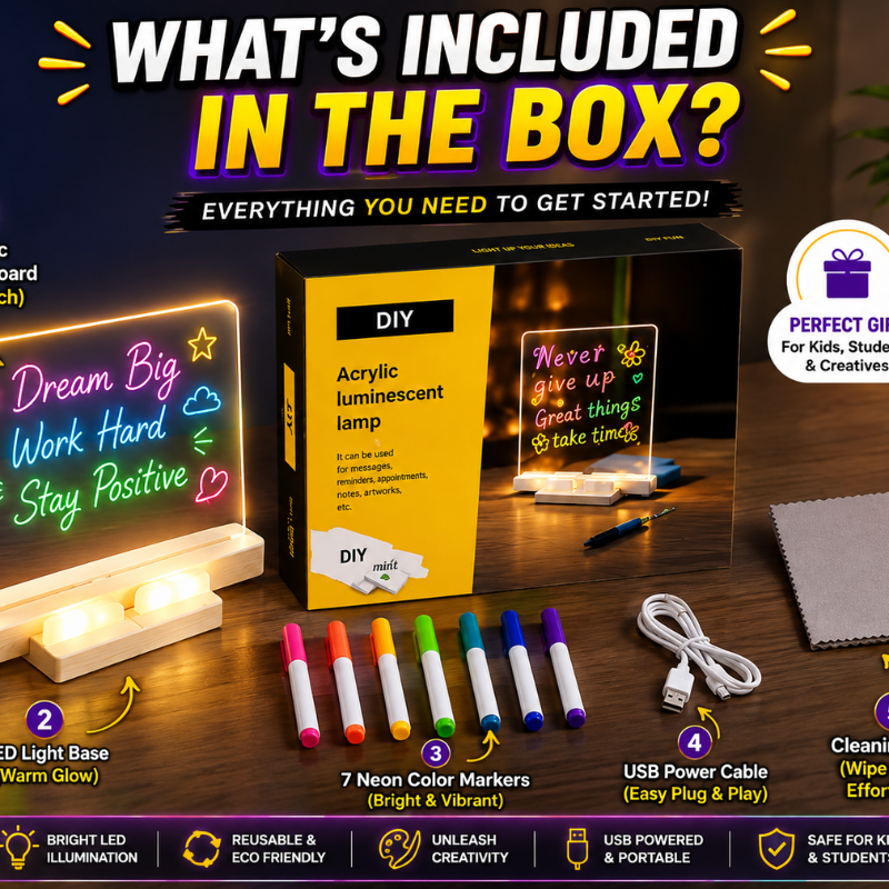 Buy DIY acrylic led writing board Online