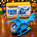 360° Rotating Musical Helicopter Toy with LED Lights Sound