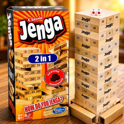 Jenga 2 in 1 game
