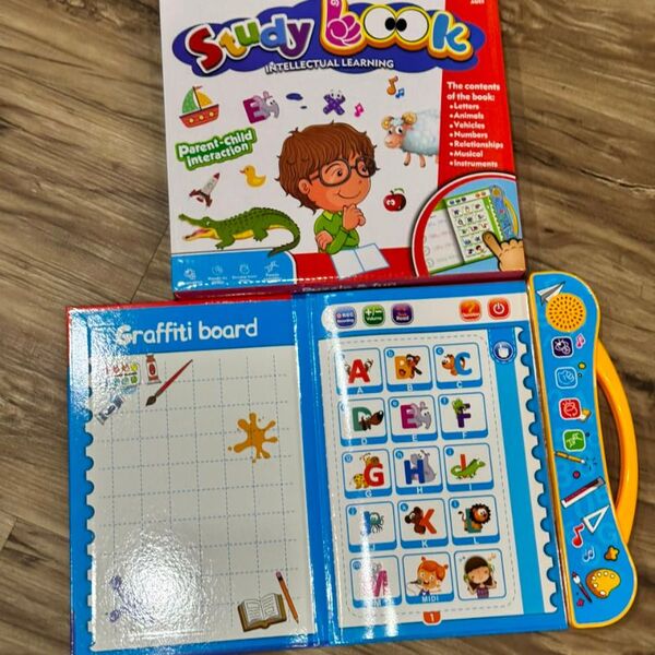 A children's educational toy set